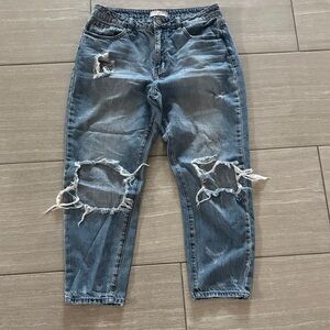 KanCan Distressed Blue Jeans